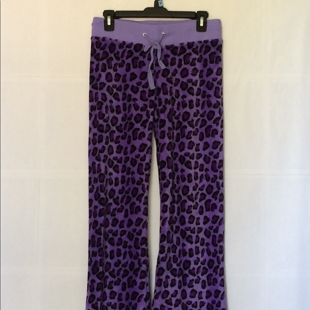 Comfy, Purple, Leopard Print Pajama Pants